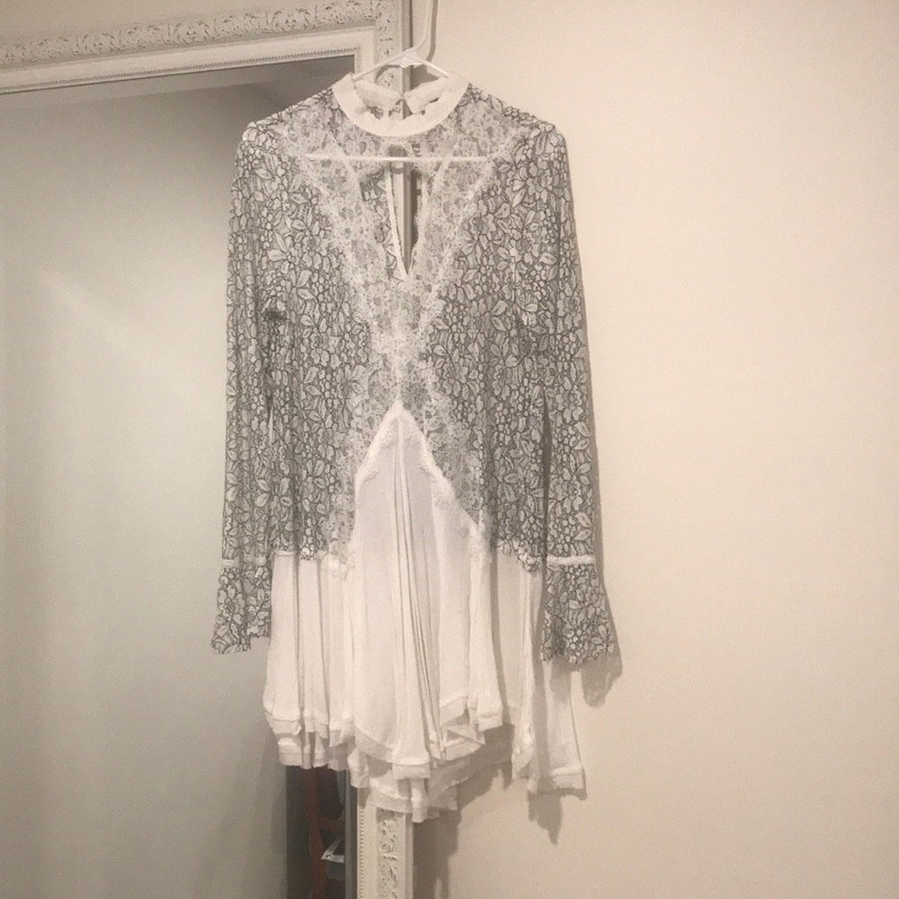 Free People White Slip dress